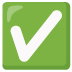 Checkmark icon for oral cancer warning signs and symptoms