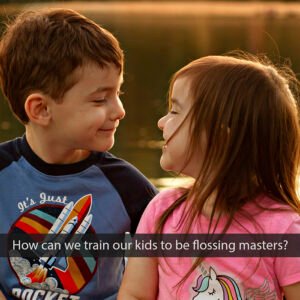 Training children to floss properly — pediatric dentistry blog article image