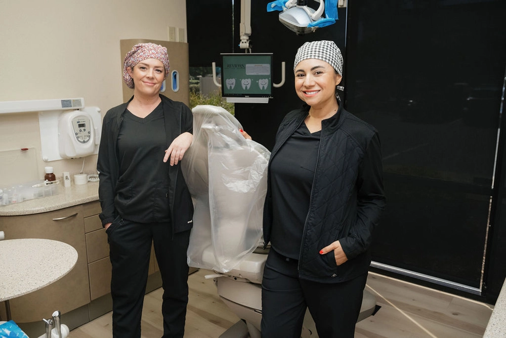 Treatment room at Dentistry by Design on E Stockton Blvd in Elk Grove